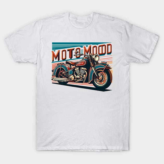 Vintage Moto Mood T-Shirt by Vehicles-Art